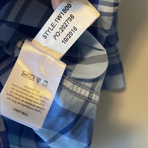 Vineyard Vines Performance Tucker Shirt Large Blue Nylon Classic Fit Button Down - Picture 8 of 14